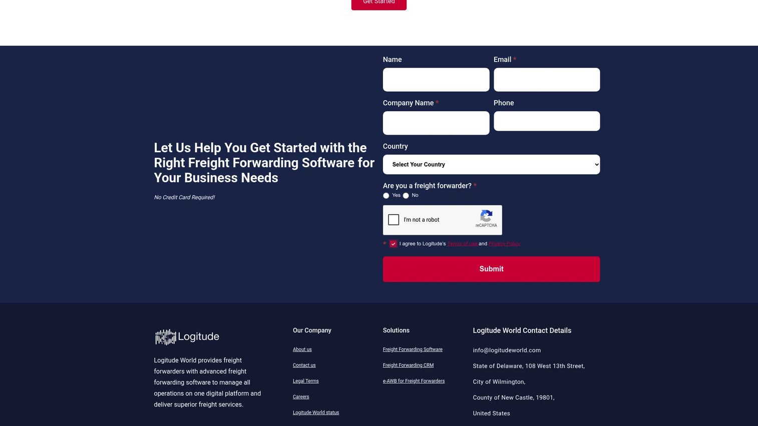 Logitude World cloud freight forwarding software