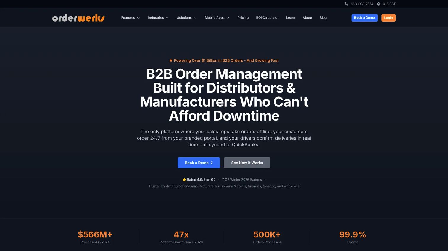 Orderwerks B2B order management software