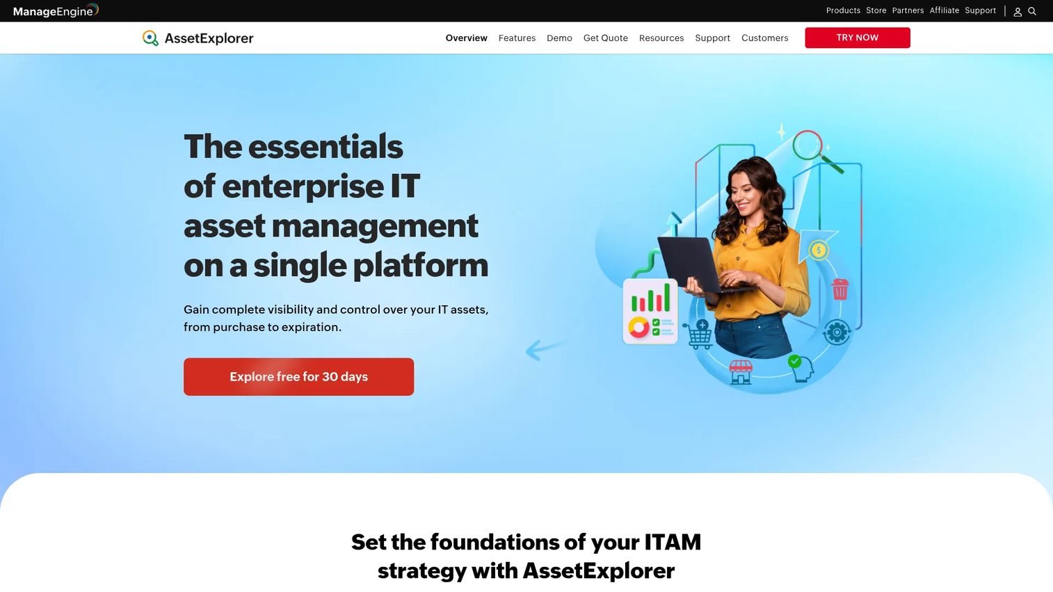 ManageEngine AssetExplorer software