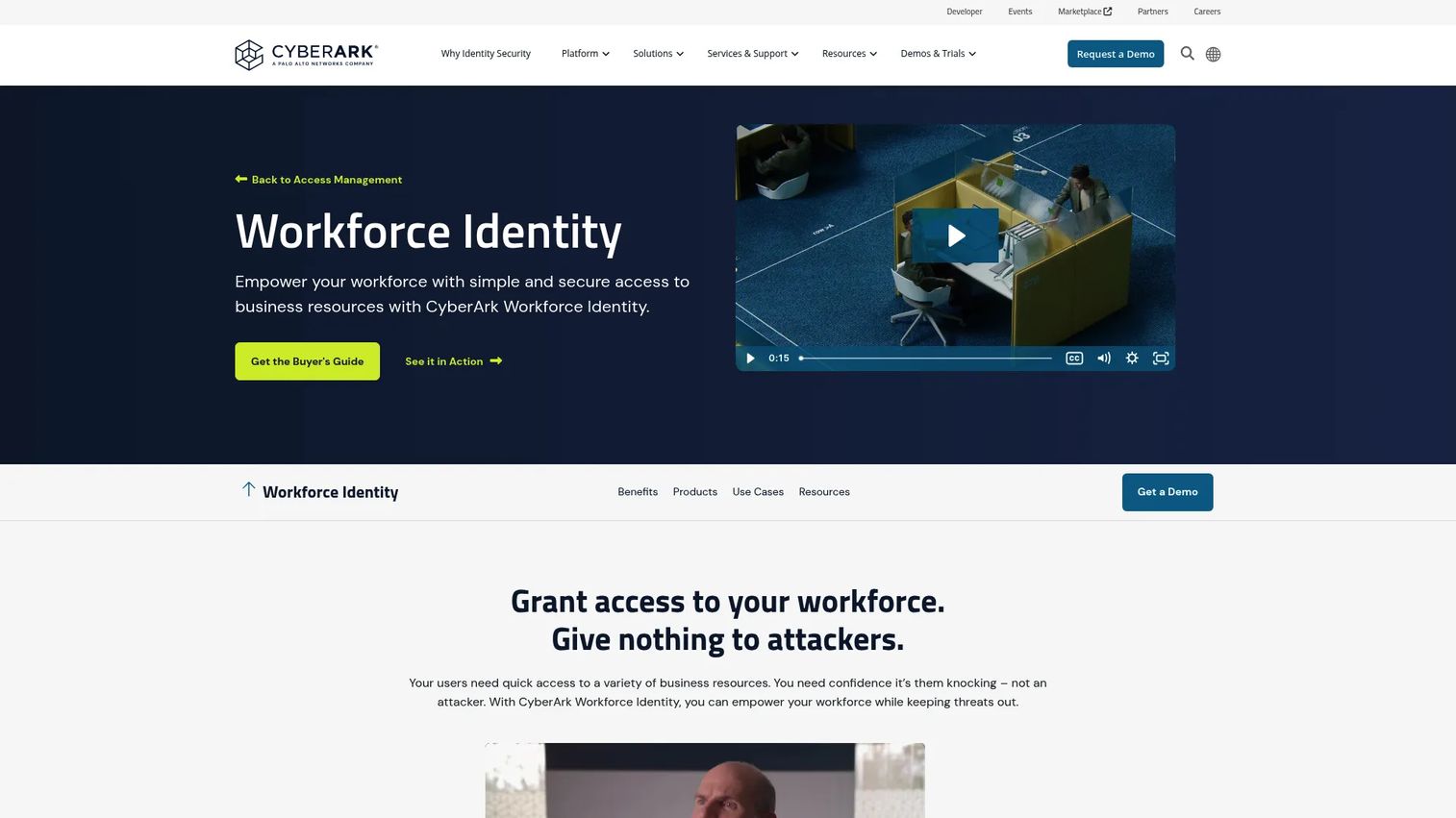 CyberArk Workforce Identity access management