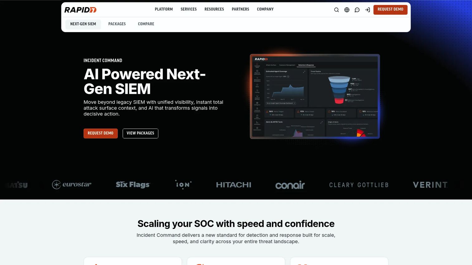 Rapid7 InsightIDR detection and response platform