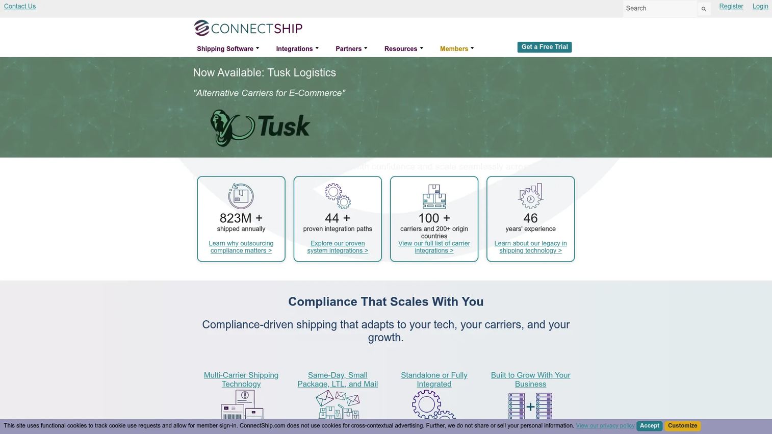 ConnectShip enterprise multi carrier shipping software