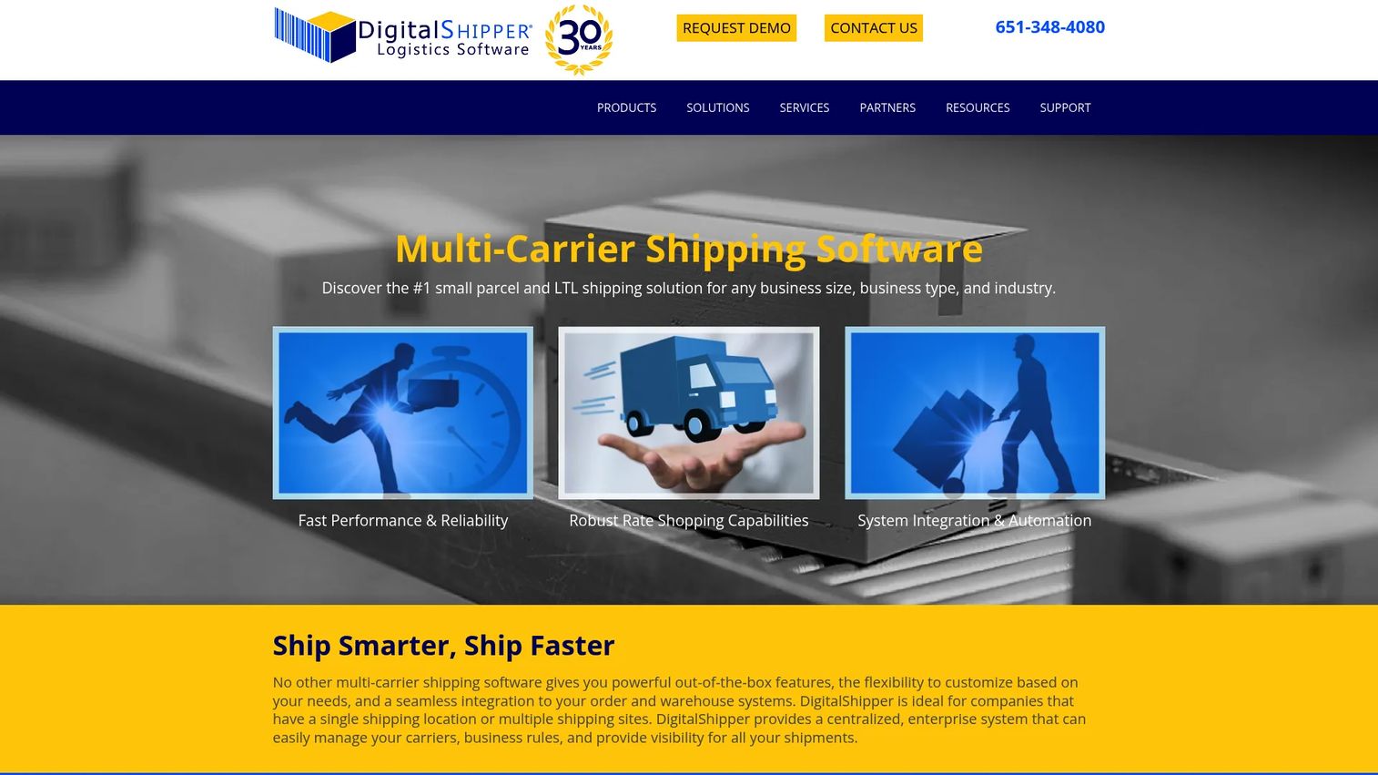DigitalShipper enterprise shipping software