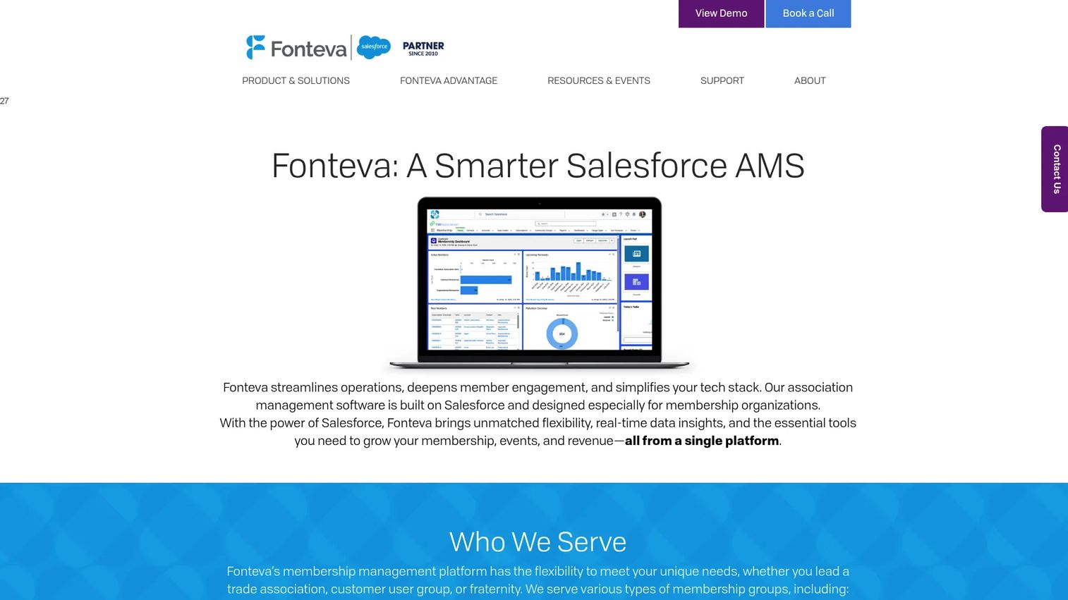 Fonteva Salesforce-native association management software