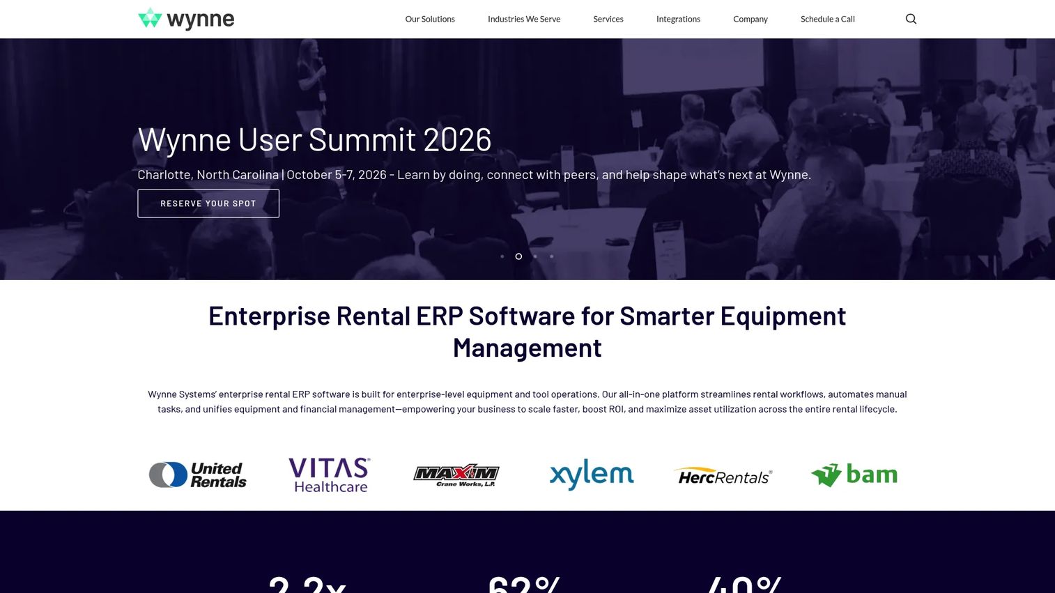 Wynne Systems enterprise rental ERP software