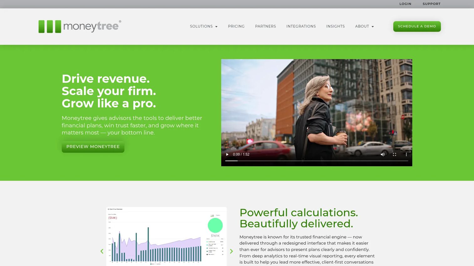 Moneytree homepage