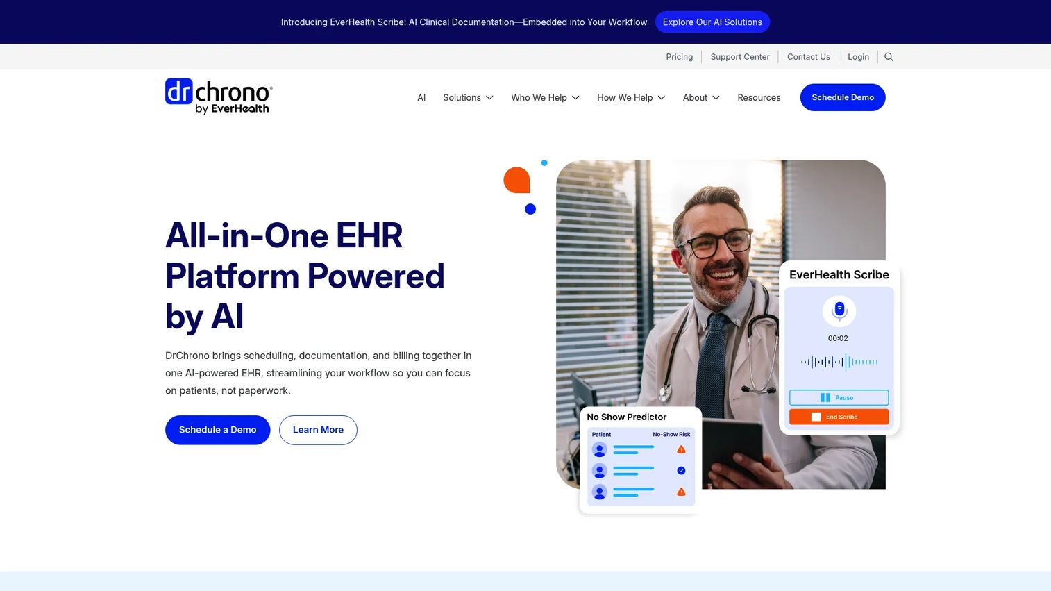 DrChrono EHR and practice management