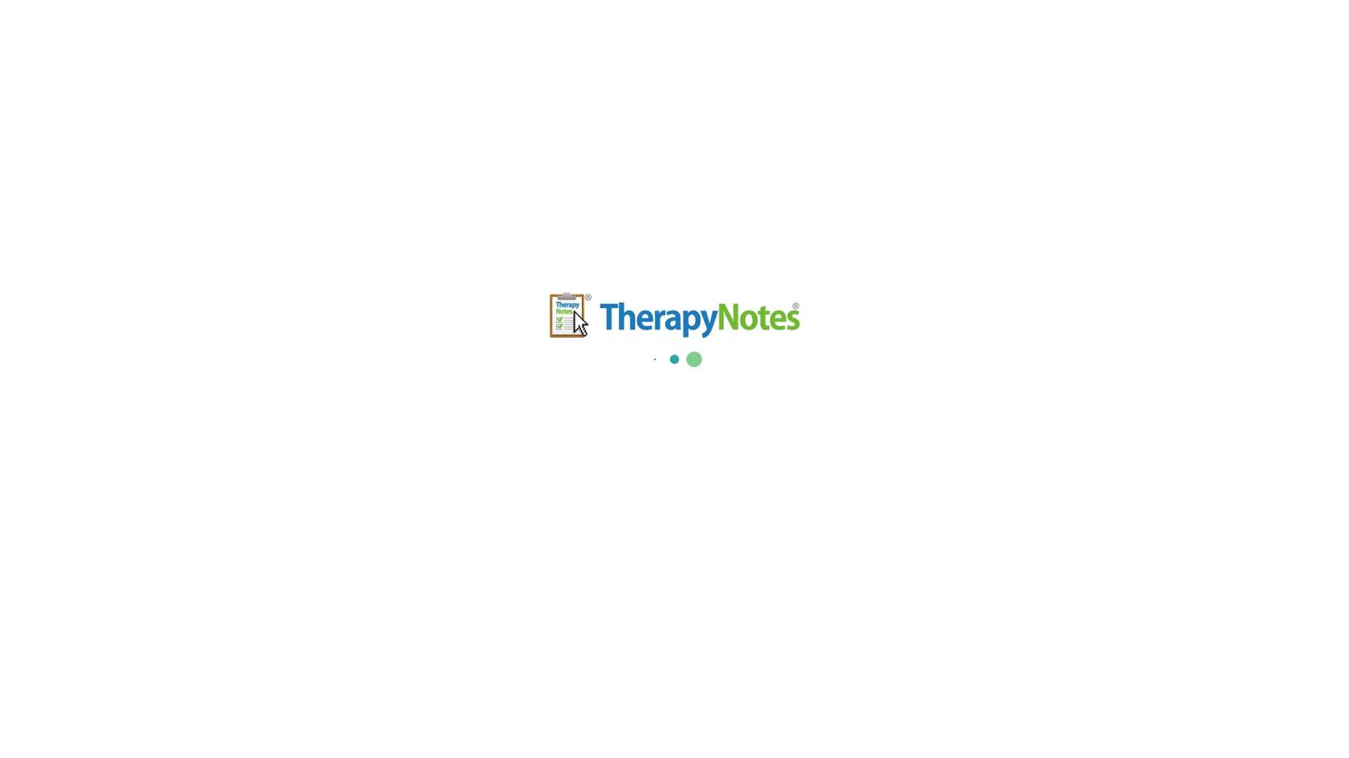 TherapyNotes behavioral health EHR homepage