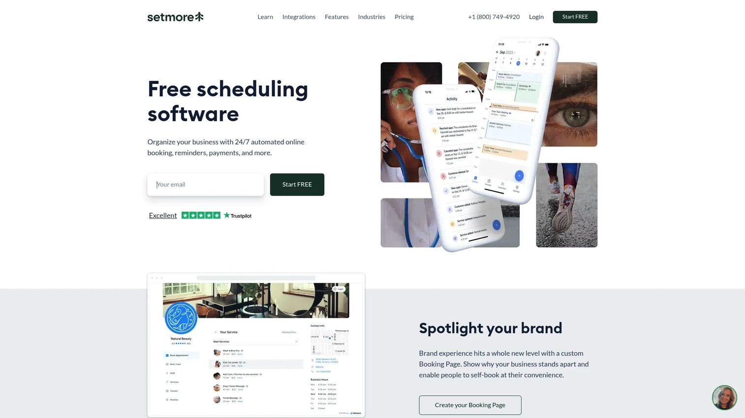 Setmore online booking and scheduling software