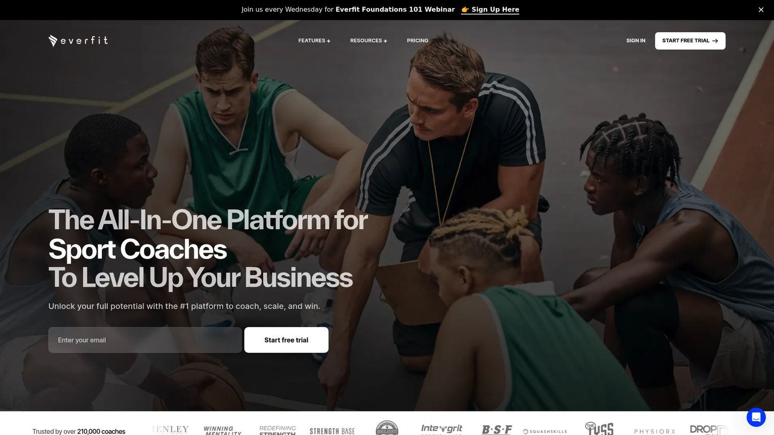 Everfit personal training software