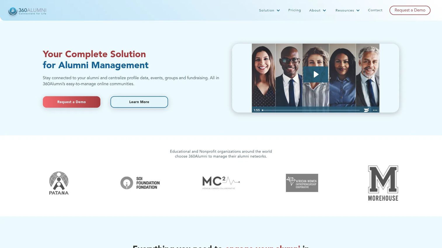 360Alumni networking and community engagement platform