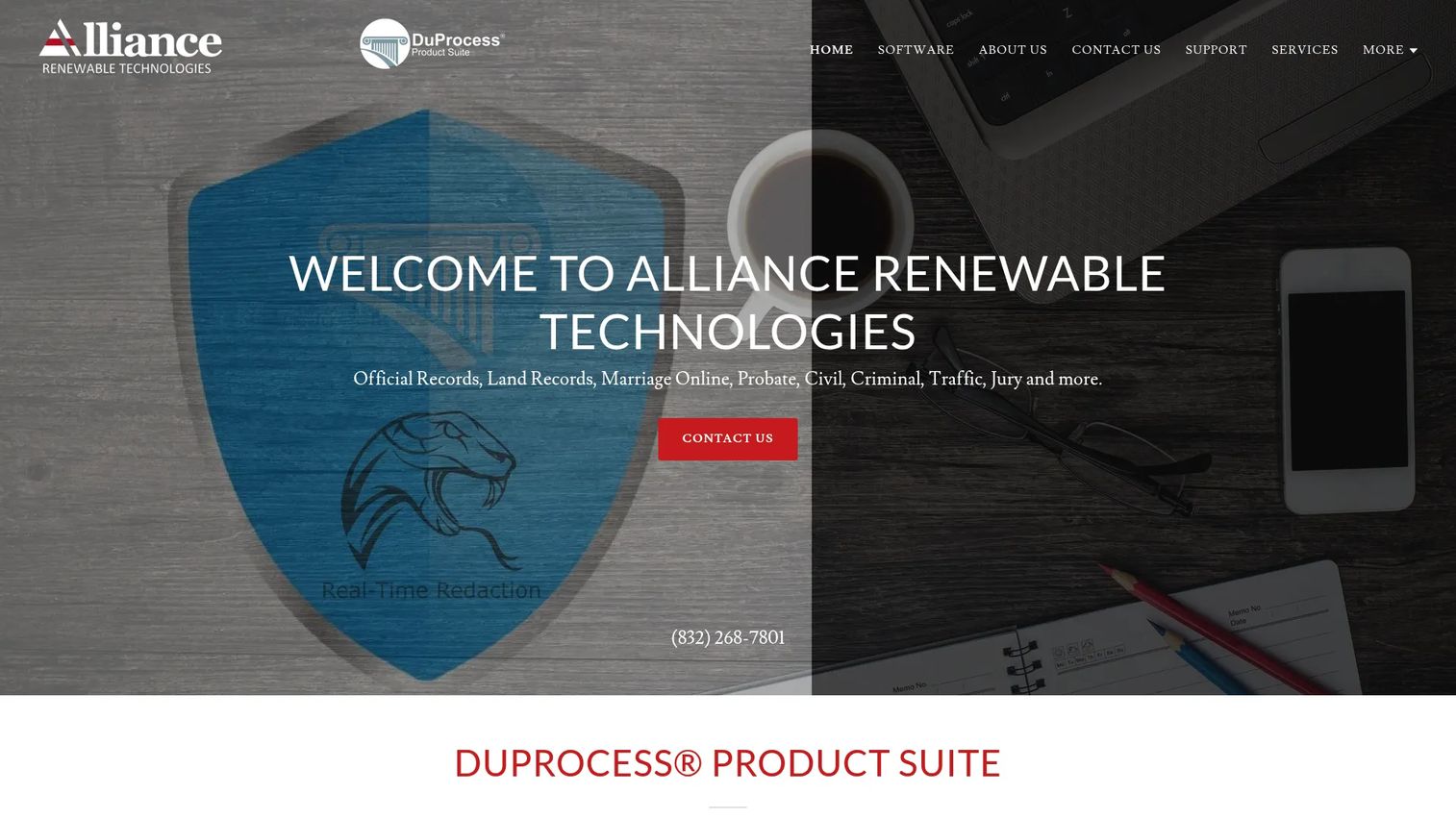 DuProcess court case management interface