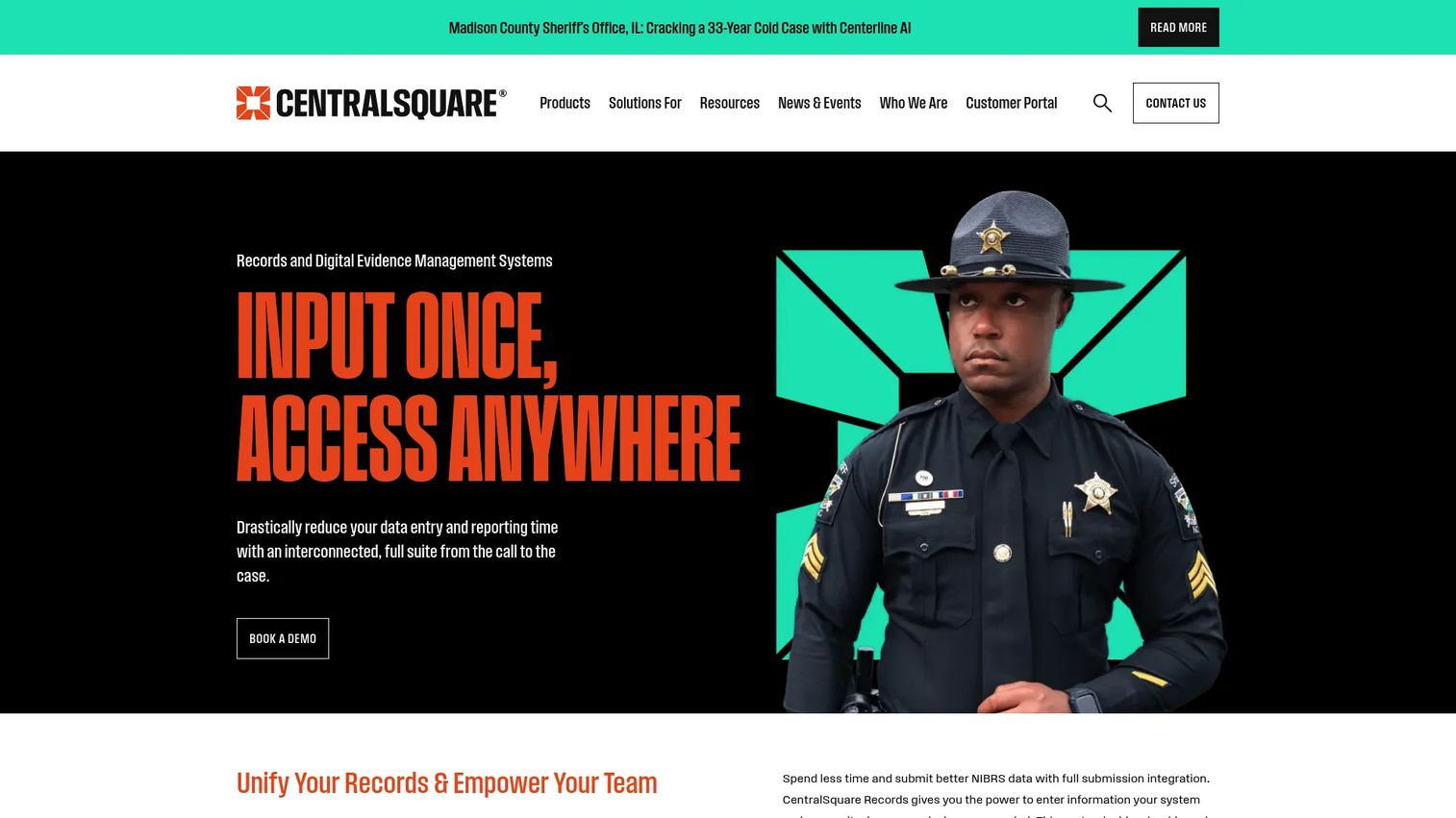 CentralSquare Enterprise Records Management System