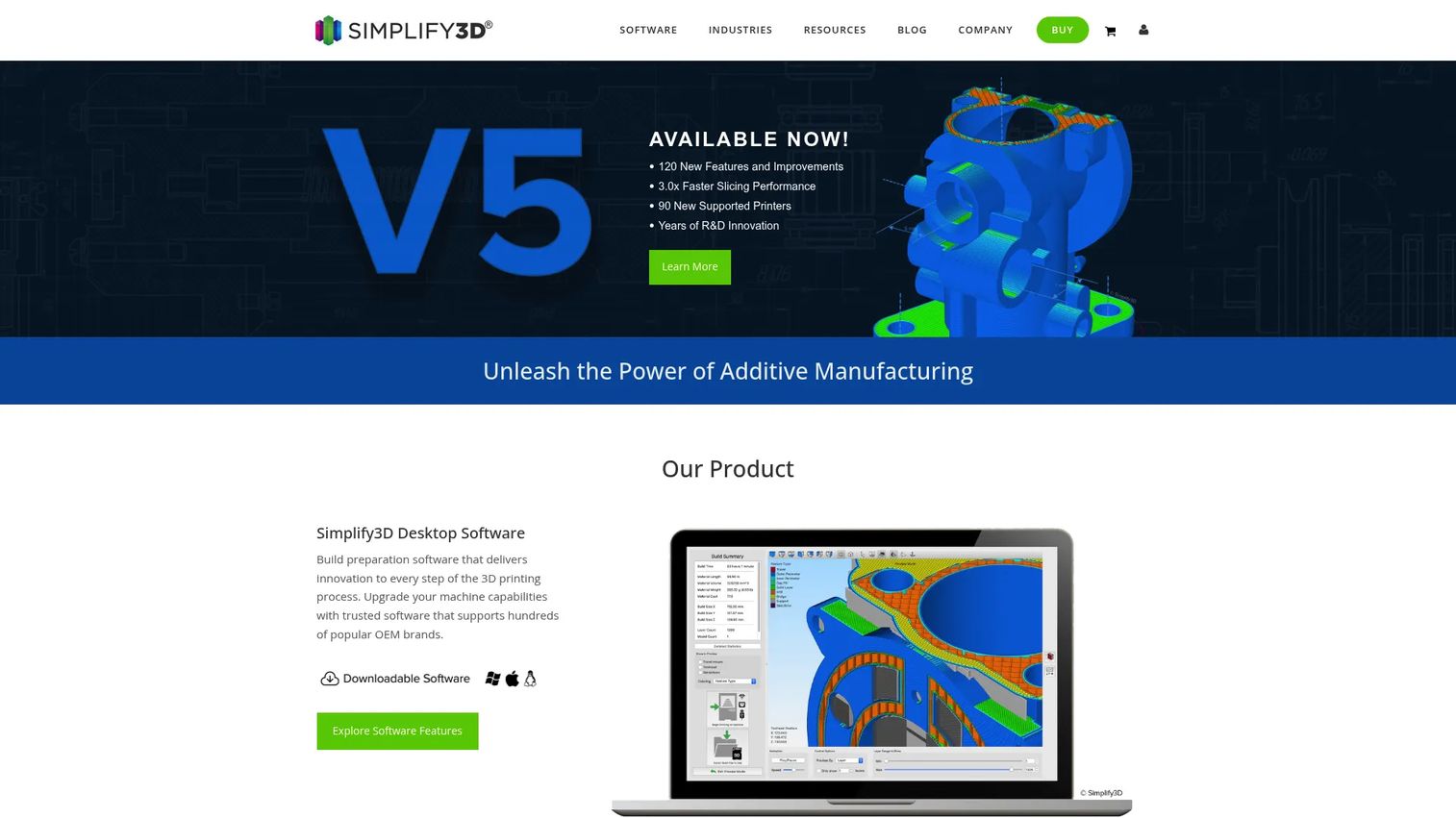 Simplify3D professional 3D printing slicer software interface