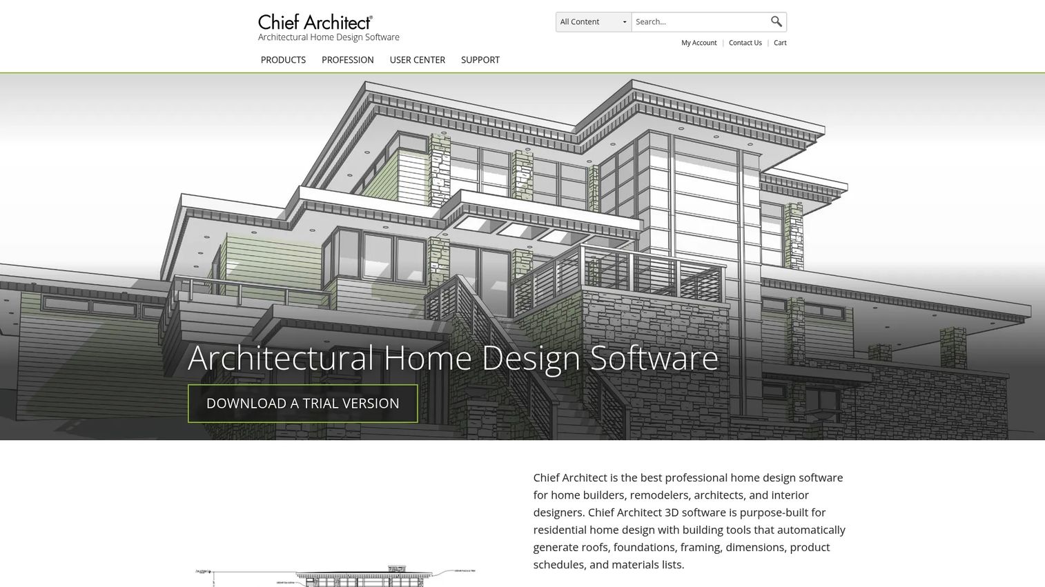 Chief Architect residential design interface
