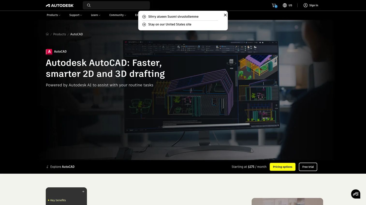 AutoCAD CAD drafting software screenshot