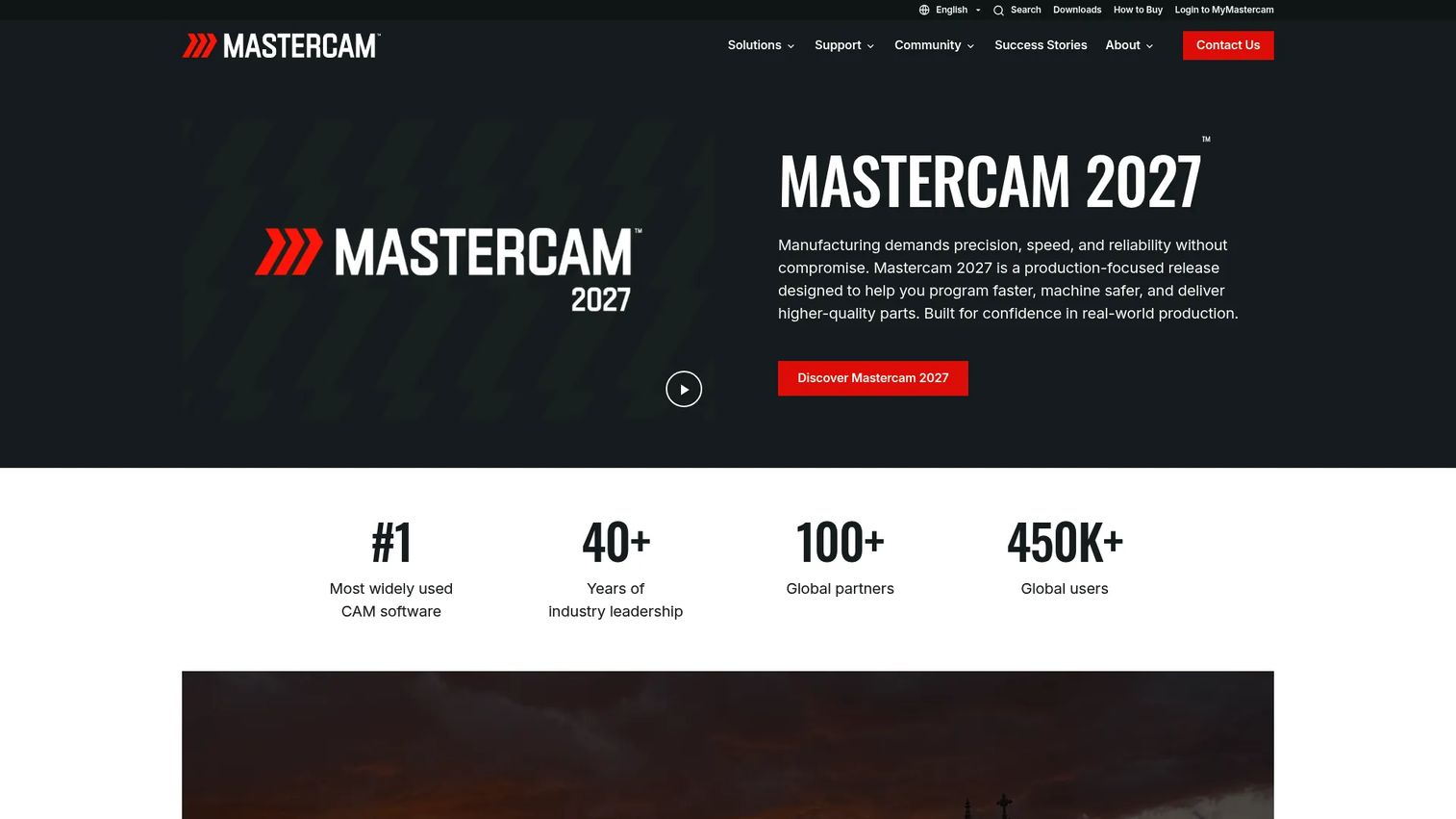 Mastercam CAD/CAM software toolpath programming view