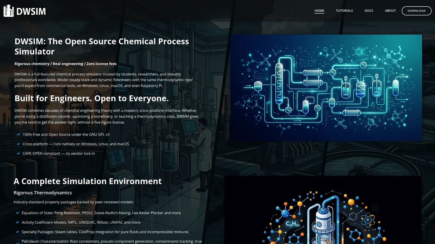 DWSIM open-source process simulator