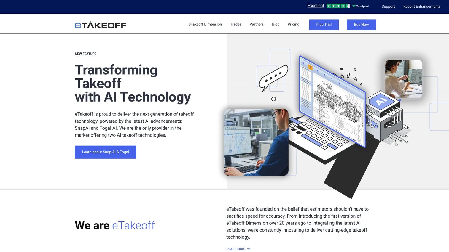 eTakeoff electronic plan viewing and takeoff software homepage