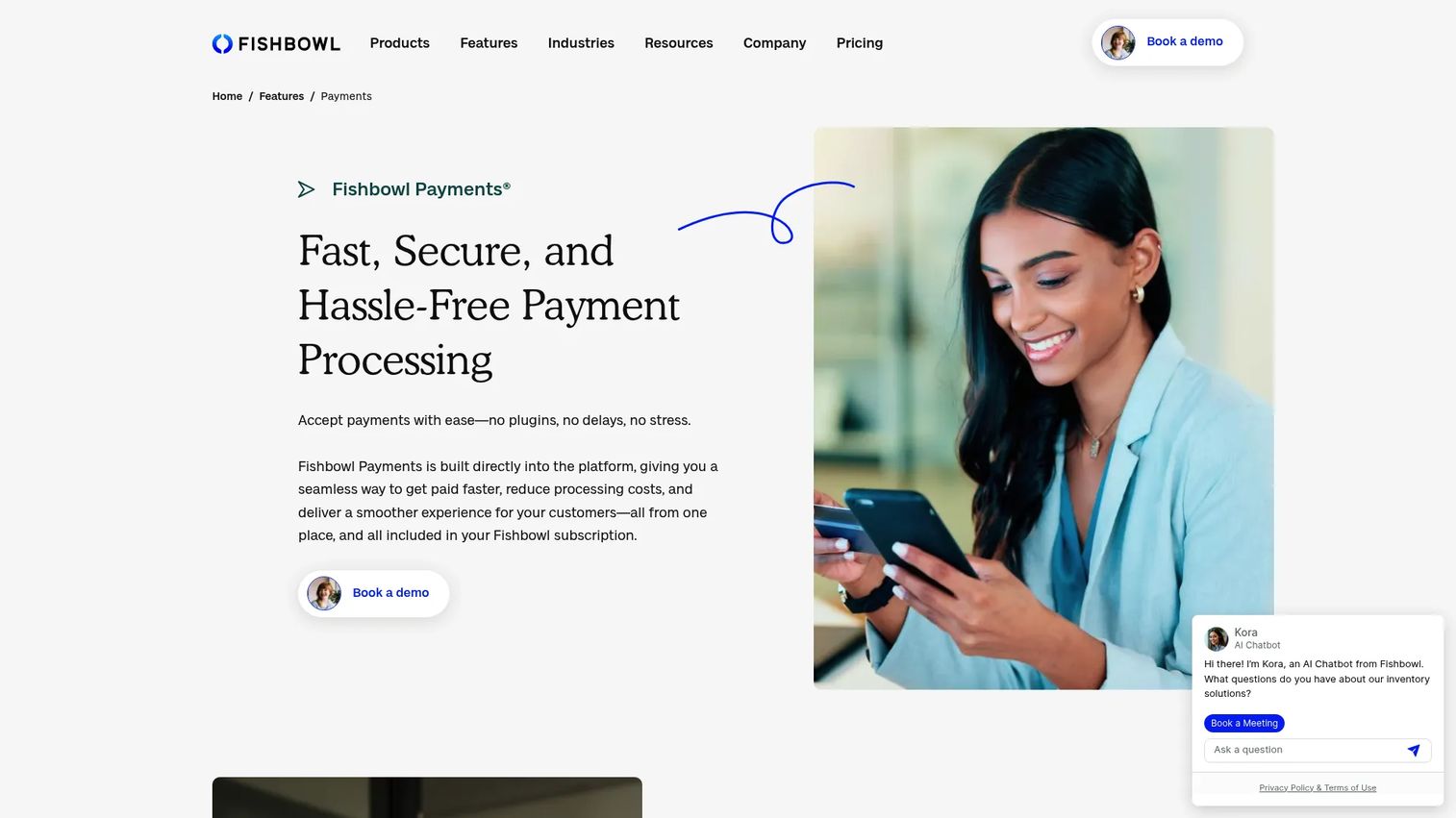 Fishbowl inventory and manufacturing software dashboard