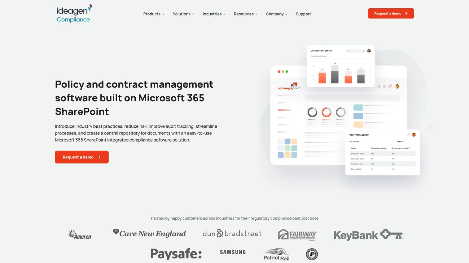 ConvergePoint SharePoint-based compliance software