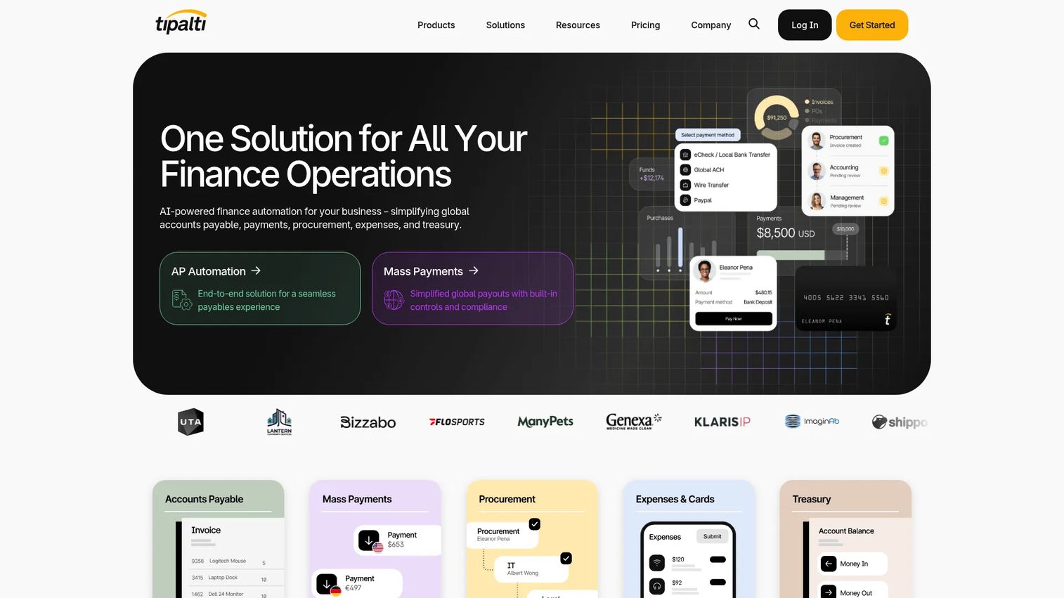 Tipalti finance automation and accounts payable platform