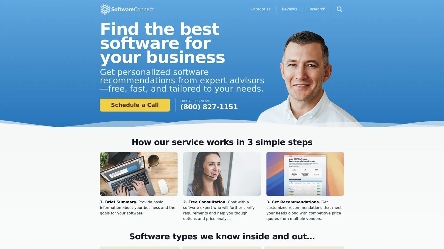 Software Connect software advisory and directory service