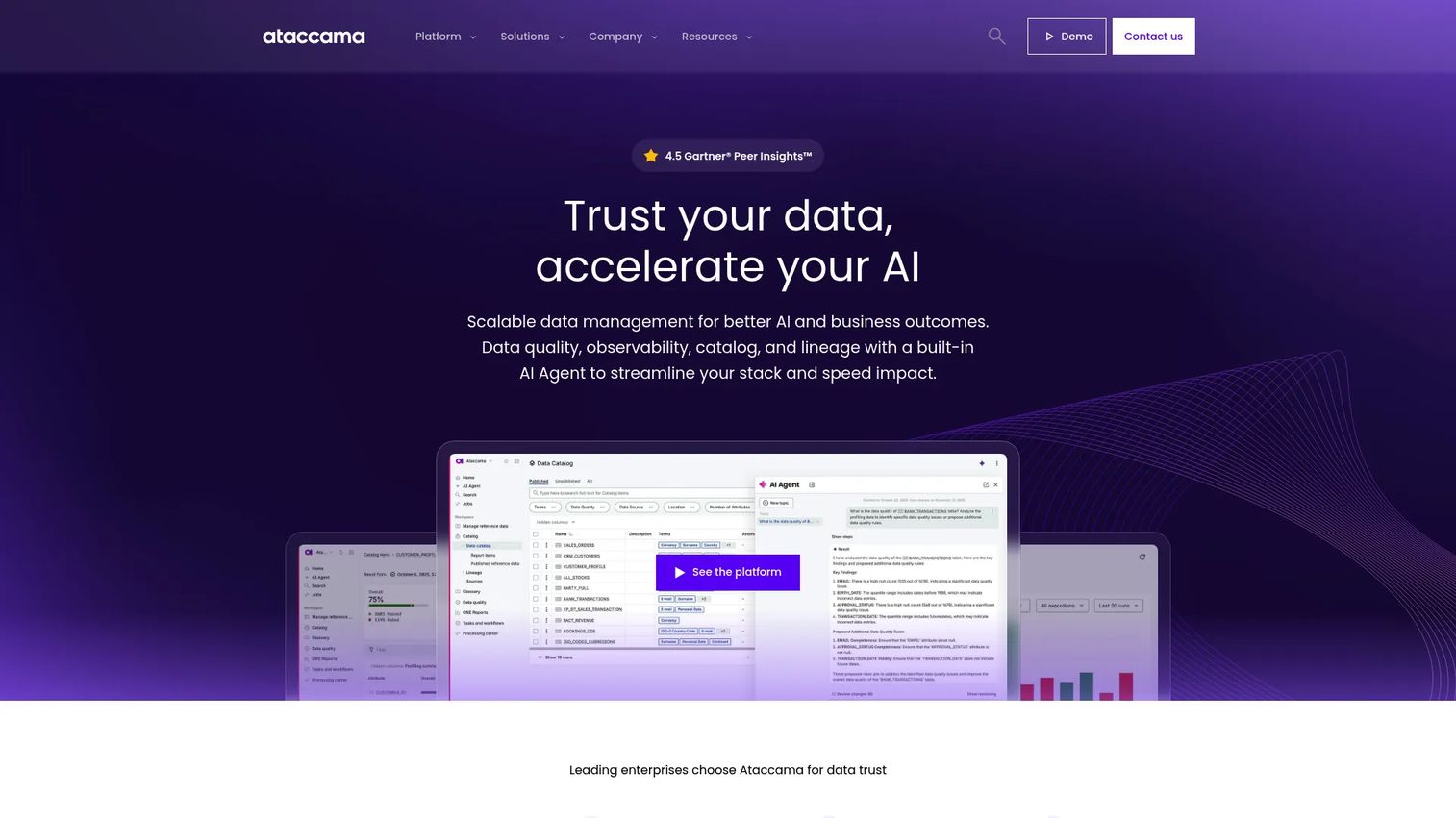 Ataccama reference data management platform