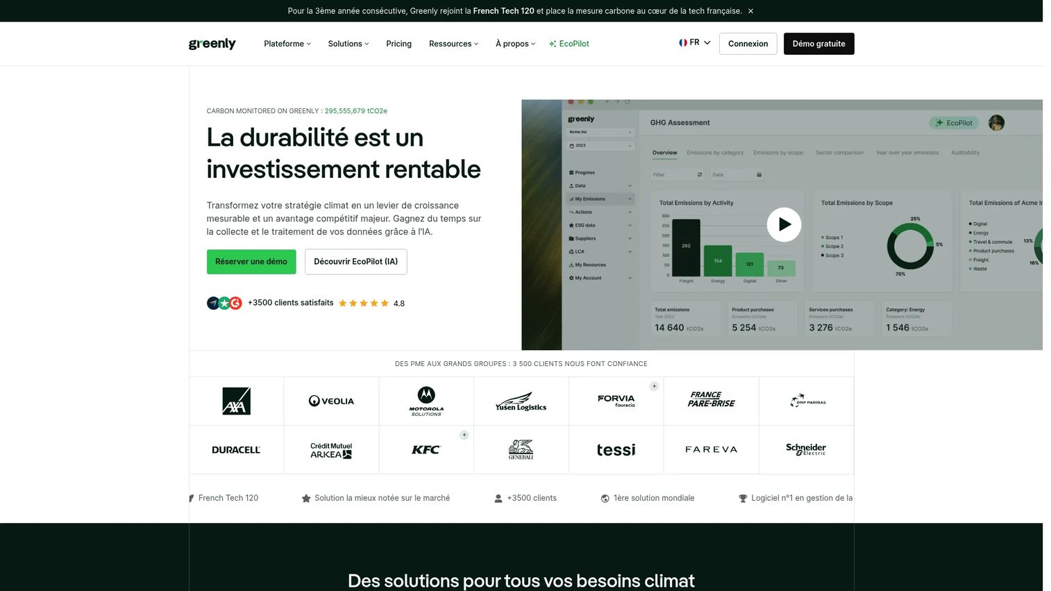 Greenly climate and sustainability platform