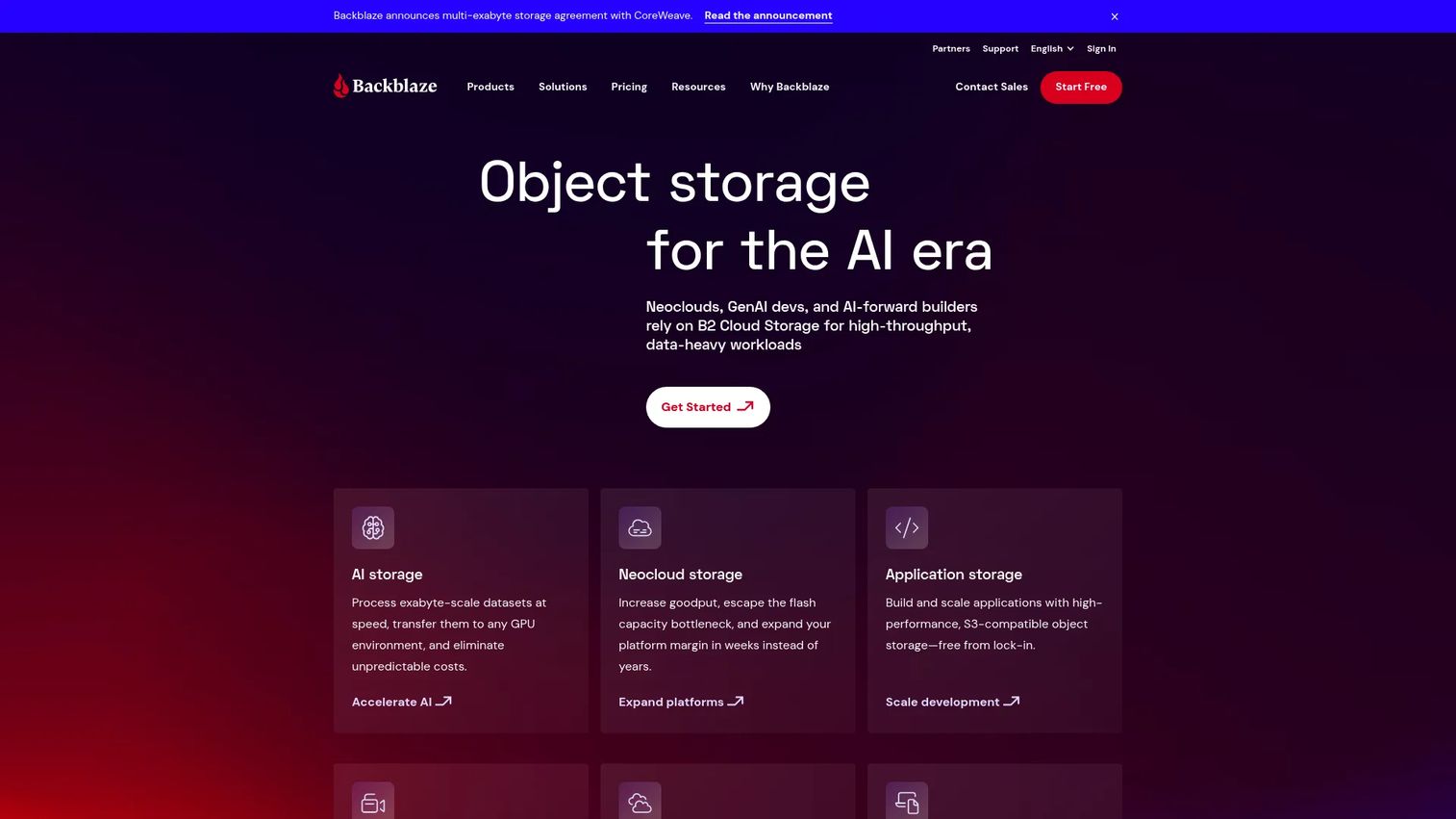 Backblaze computer backup screen