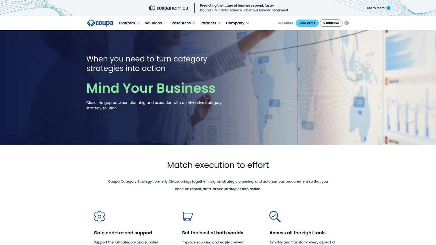 Cirtuo guided category strategy creation software