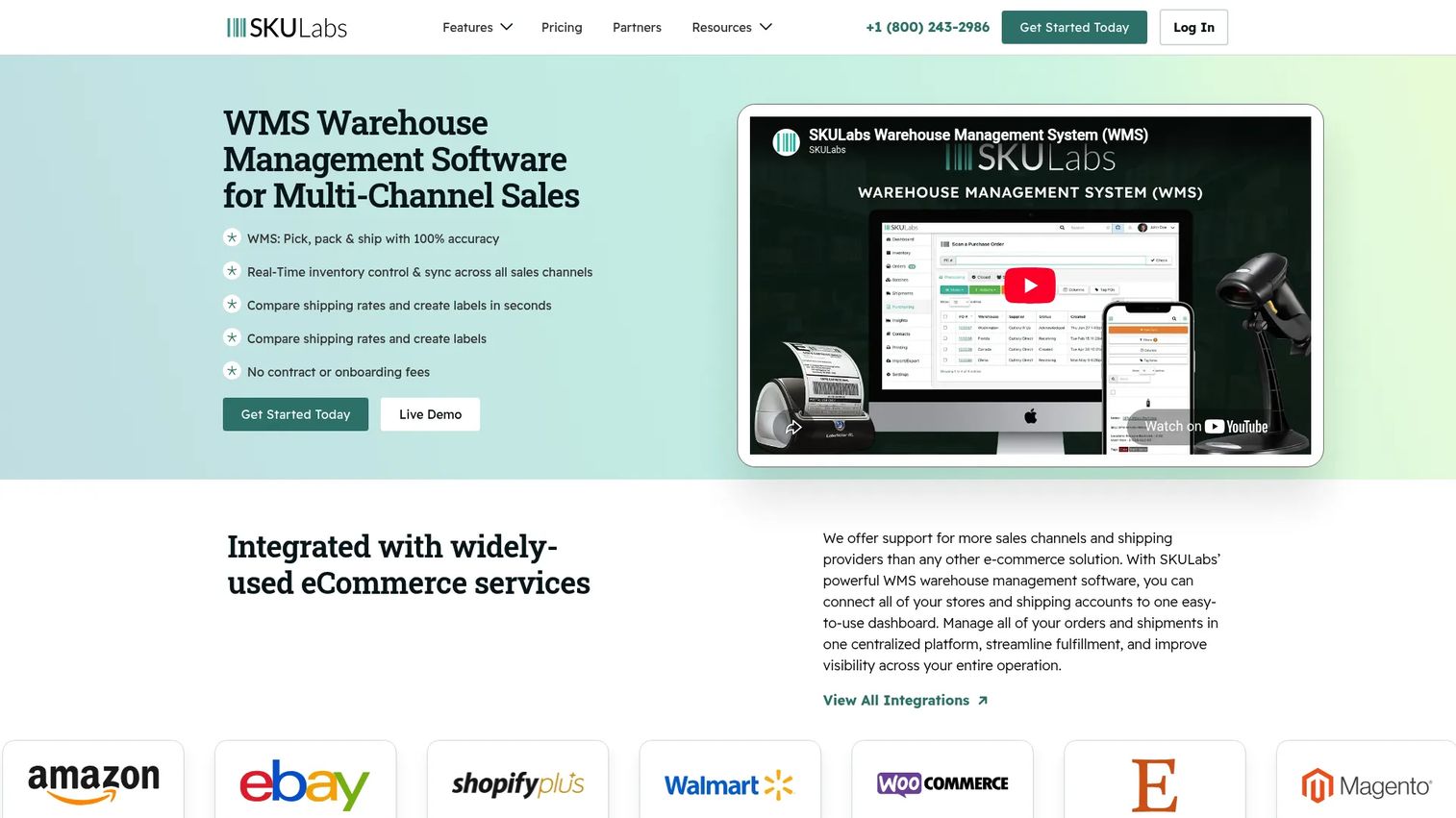 SKULabs multi-channel inventory and warehouse management