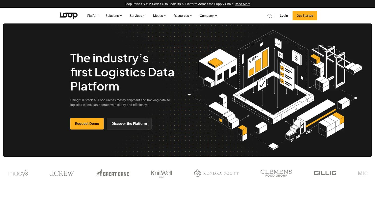 Loop freight audit platform interface