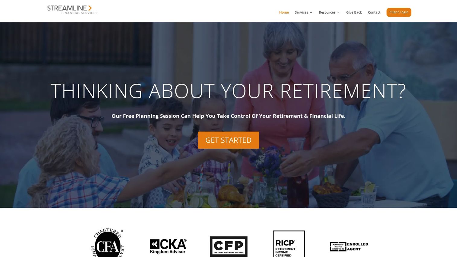 Streamline demand planning platform homepage