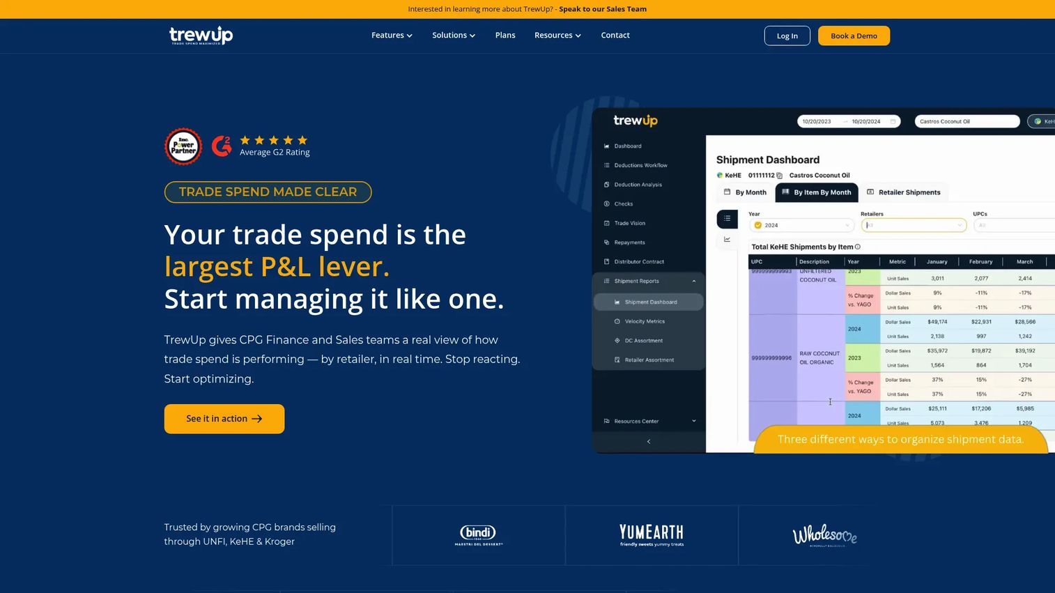 Trewup homepage