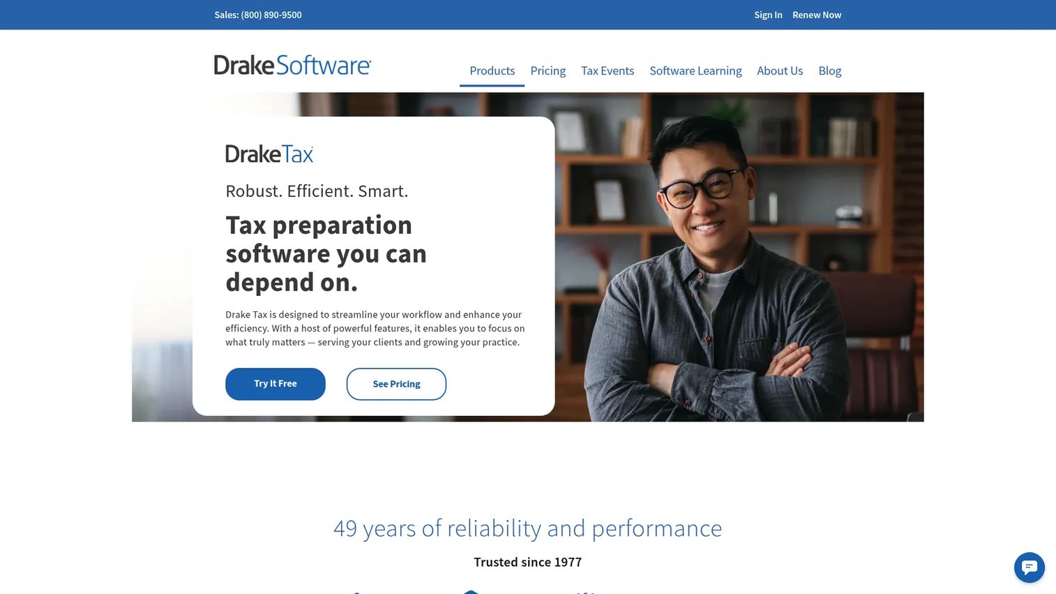 Drake Tax professional tax software homepage