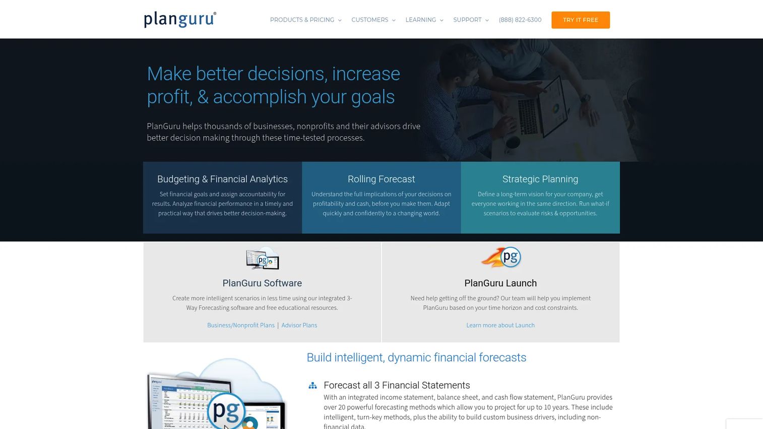 PlanGuru budgeting and forecasting