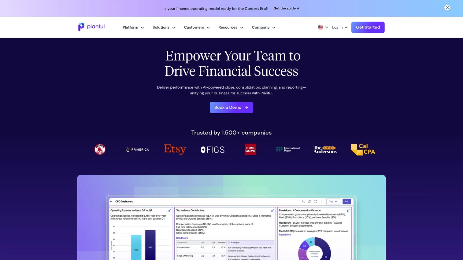 Planful FP&A platform