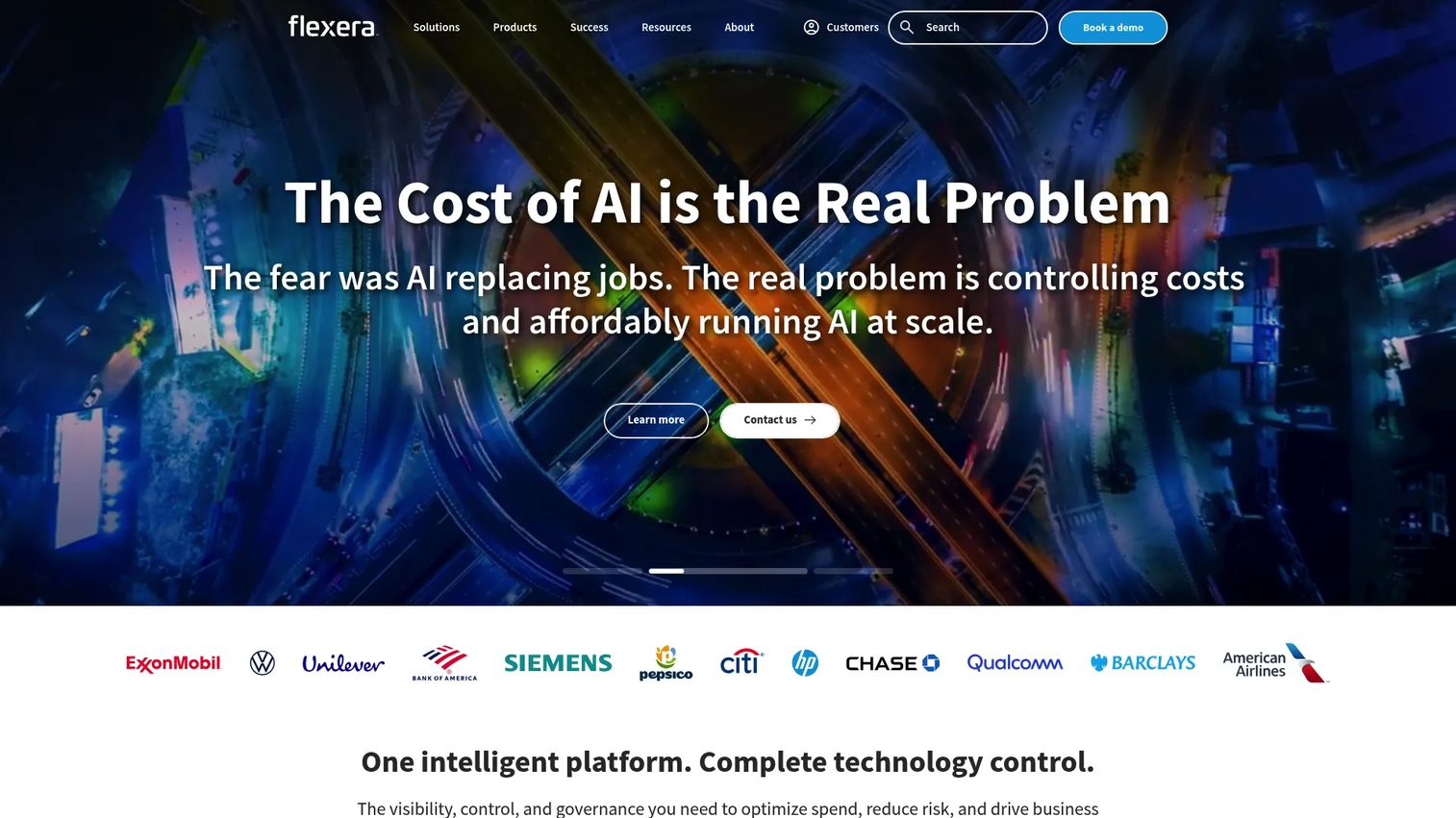 Flexera software asset management and FinOps platform