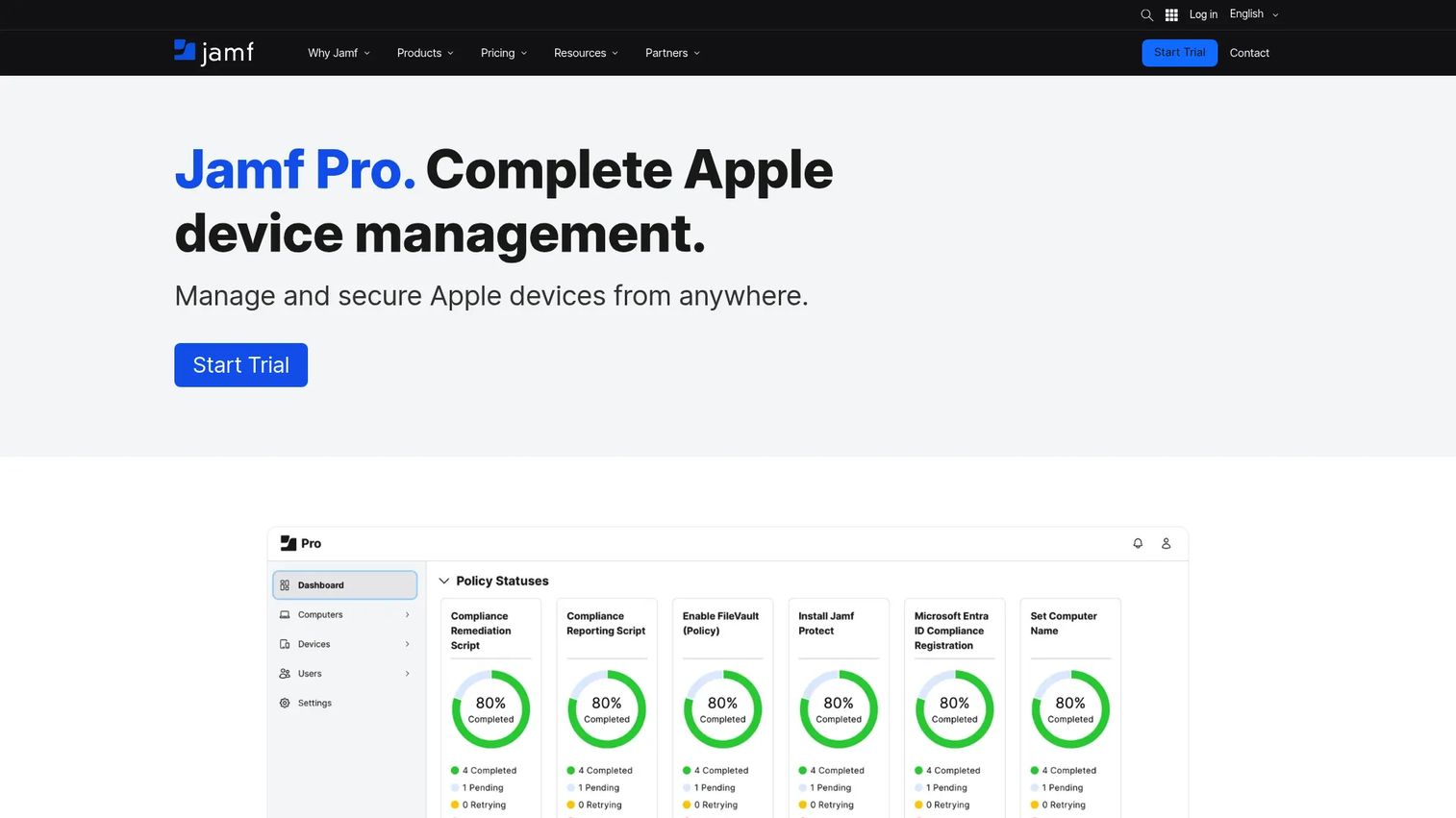 Jamf Pro Apple device management