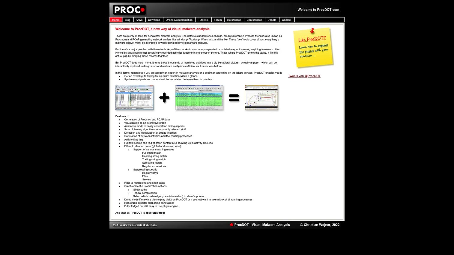 ProcDOT visual correlation graph tool