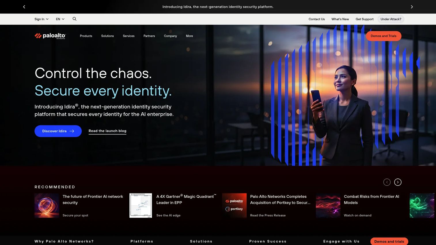 Palo Alto Networks Cortex Cloud homepage