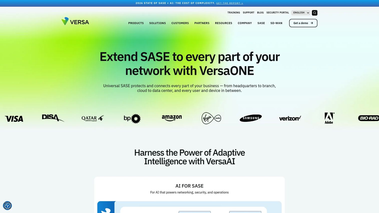 Versa SASE unified platform