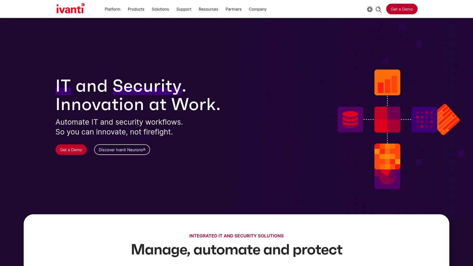 Ivanti Neurons for ASPM homepage