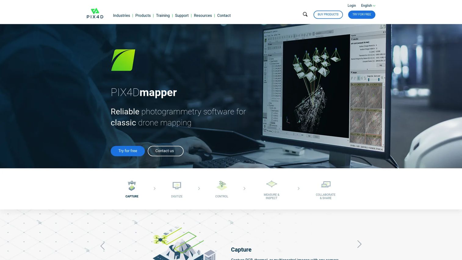 PIX4Dmapper drone mapping photogrammetry software interface
