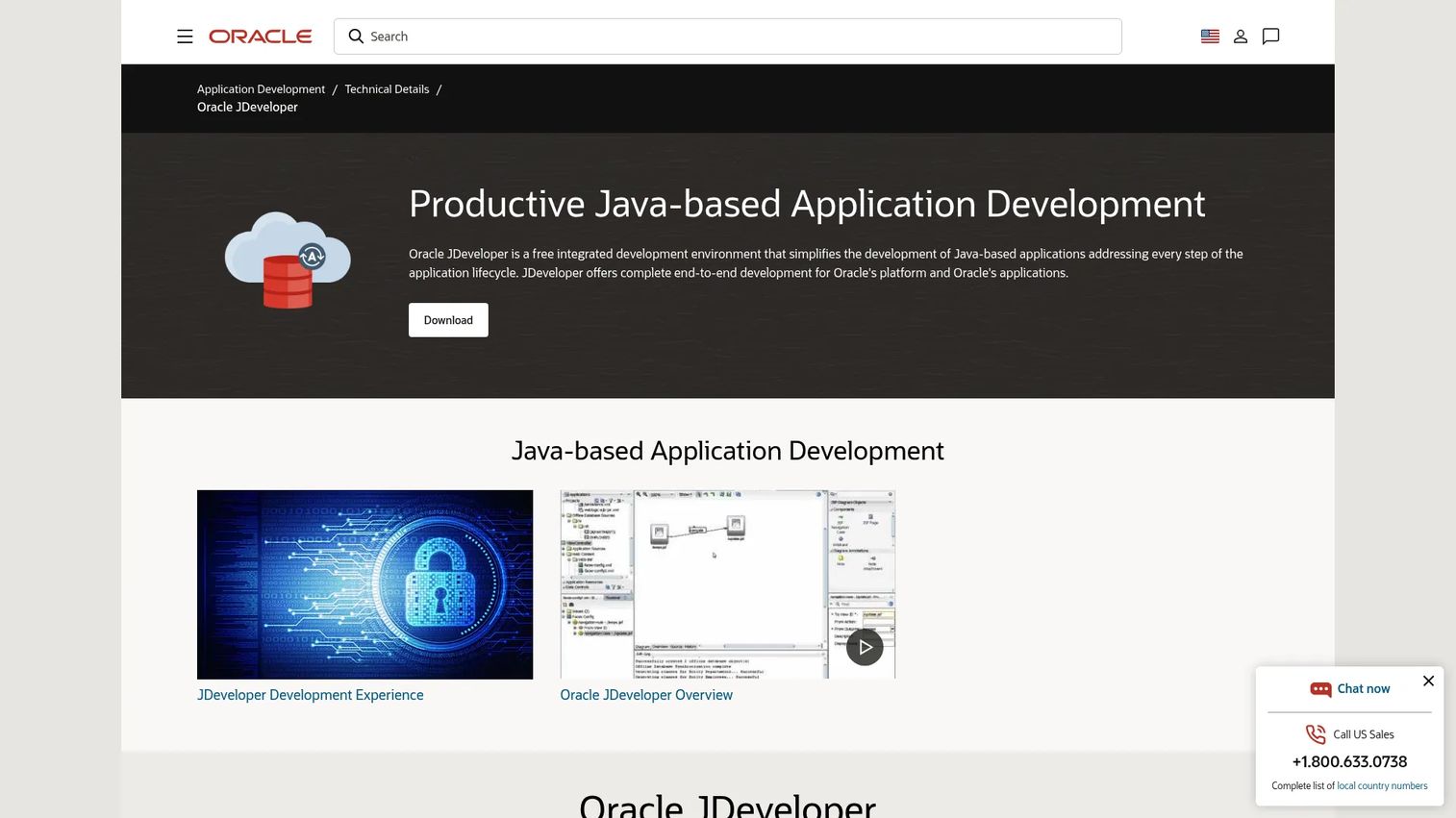 Oracle JDeveloper IDE showing Java application development view