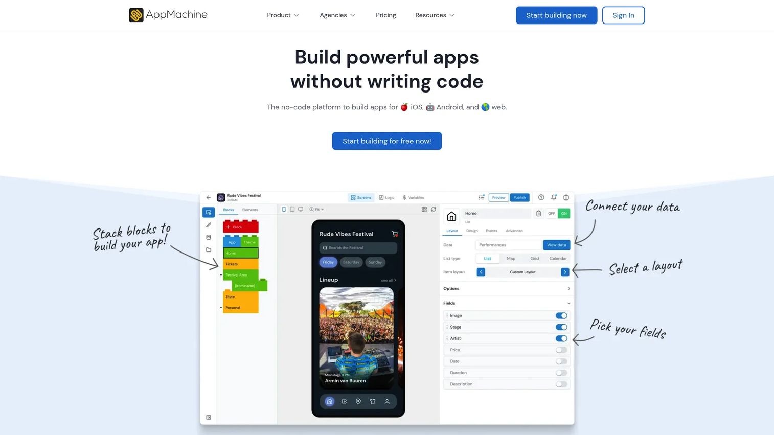 AppMachine app builder