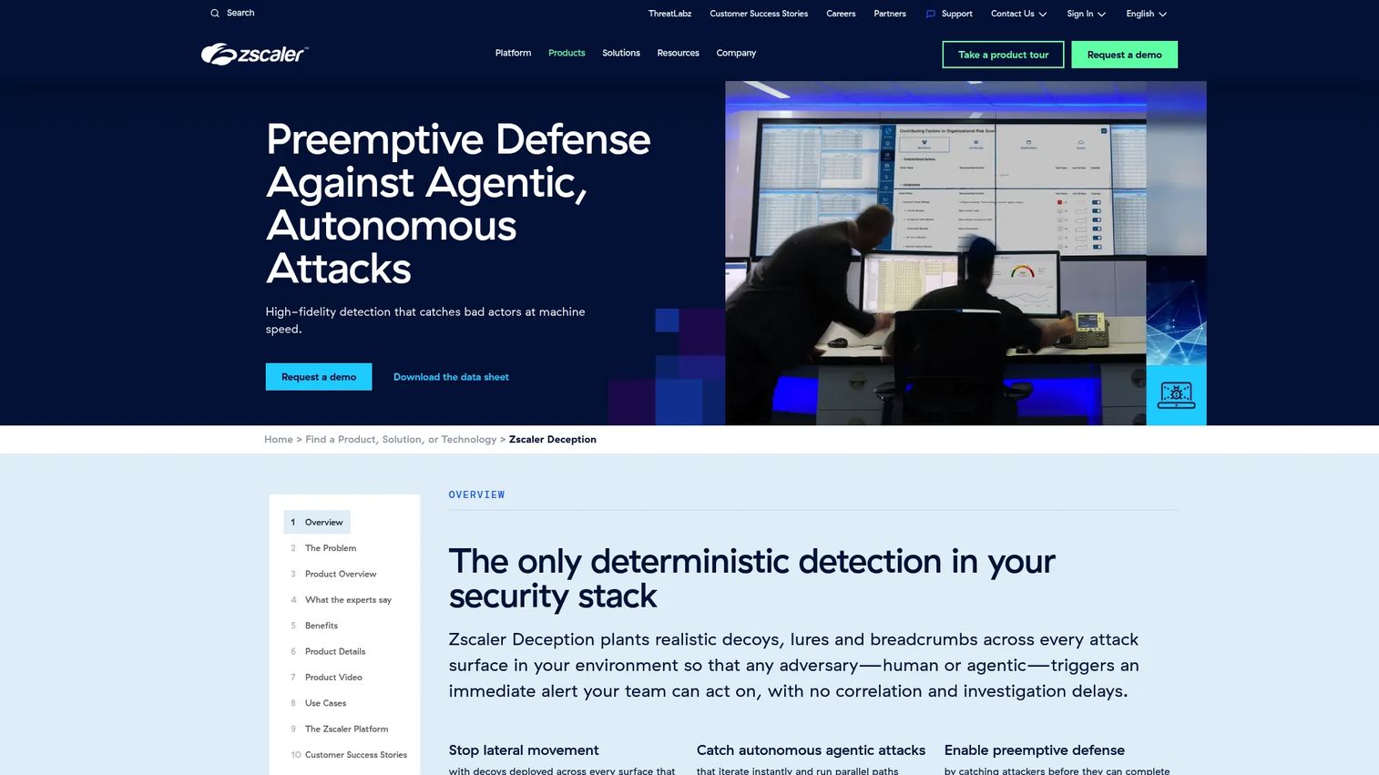 Smokescreen Zscaler Deception screenshot