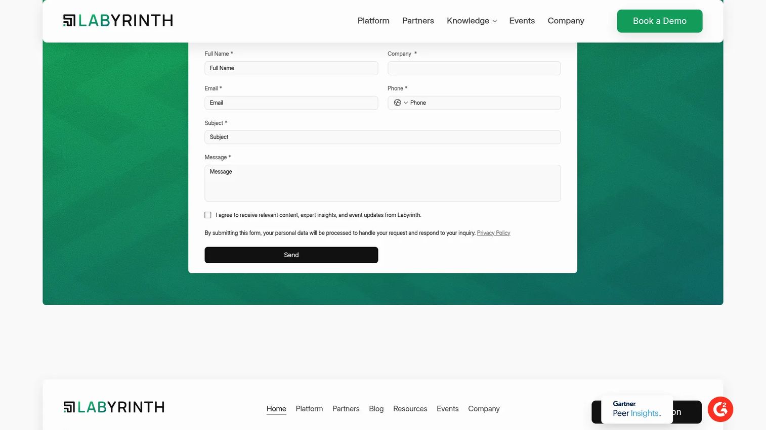 Labyrinth Cyber Deception Platform screenshot