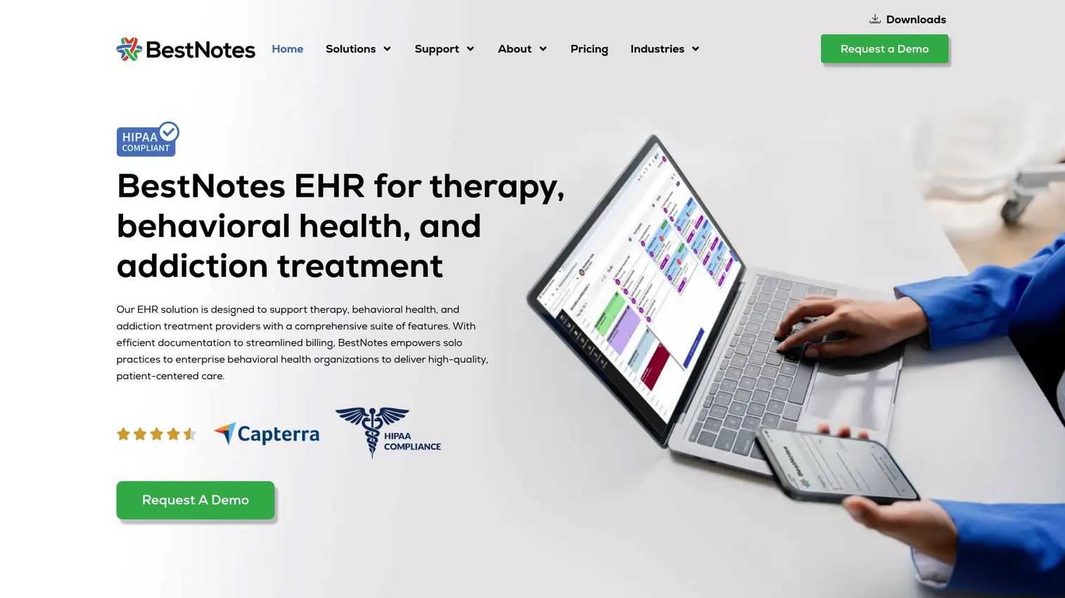 BestNotes behavioral health EHR and CRM
